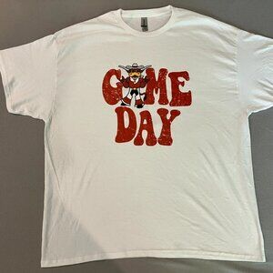 Men's 2XL Cotton GAME DAY Mascot T-Shirt UT University of Texas Longhorns